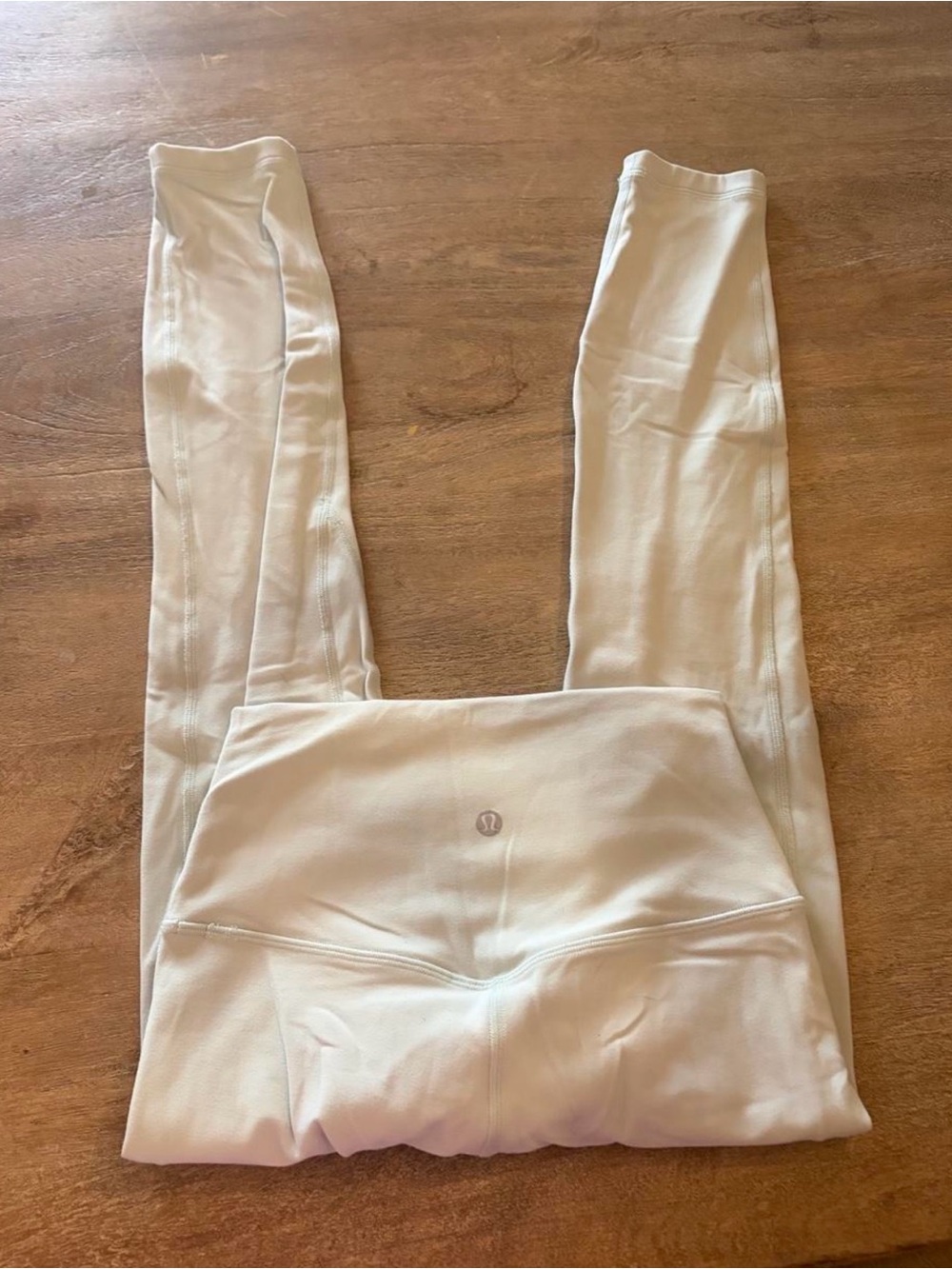 lululemon athletica Cream High-Rise Leggings